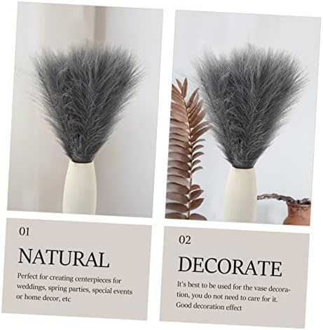 20 Pcs Artificial Pampas Vase Large Decor for Home