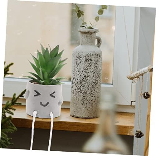Cute artificial plant potted ornament