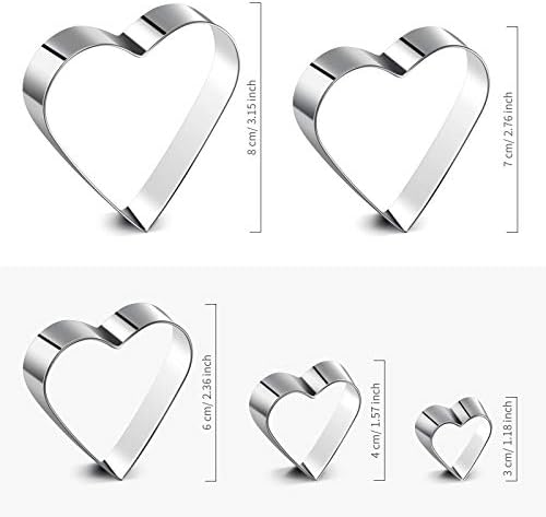 Discover Joy in Baking Unique Heart Cookie Cutter Set by Patelai