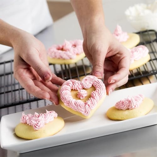 12-Piece Heart Cookie Cutter Set for Valentines Day