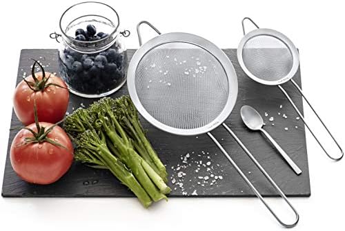 Sturdy Stainless Steel Strainer Set for Your Kitchen