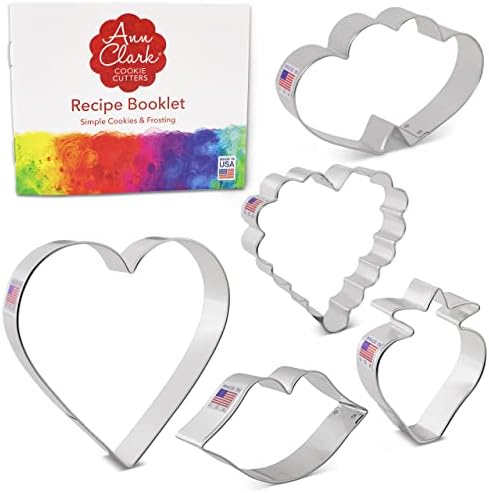 Ann Clark Heart Cookie Cutters 5-Piece Set Valentines Day