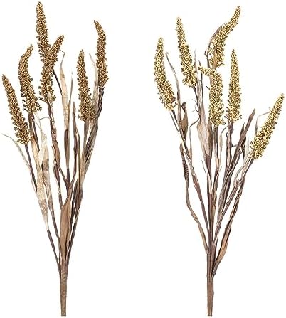 Melrose International Amaranthus Bush Set of 2