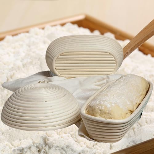 Qavinch Banneton Proofing Baskets Set of 2