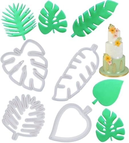 Tropical Leaf Cookie Cutter Set