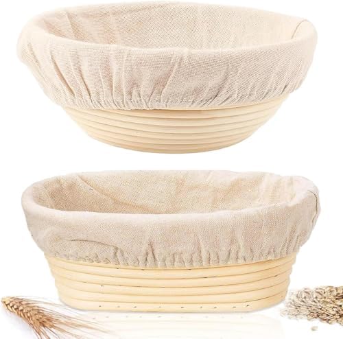 Sourdough Proofing Baskets Dual-Shape Design KONGDY
