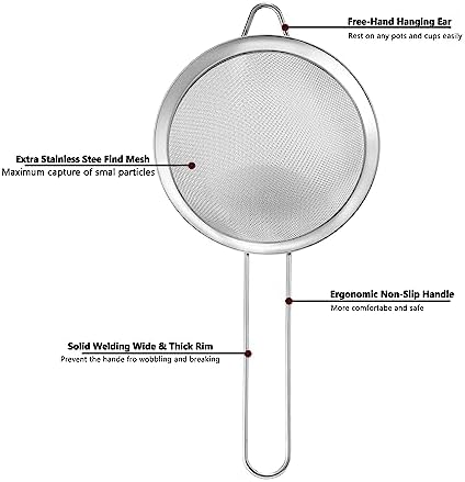 Fine Mesh Strainer for Kitchen