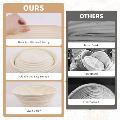 Cham-X Sourdough Proofing Baskets Set of 2