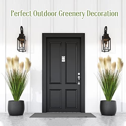 10-Piece 27-Inch Brown Onion Grass Fake Greenery Brown
