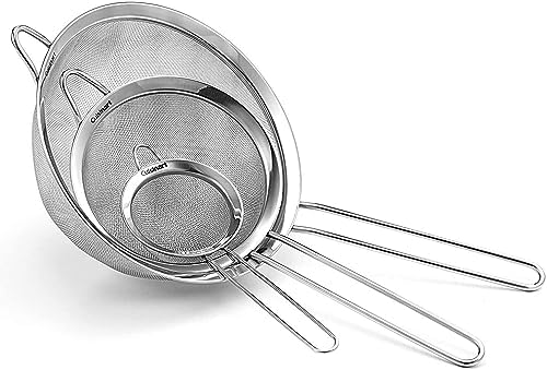 Cuisinart Food Strainers 3 Piece Set CTG-00-3MS Silver