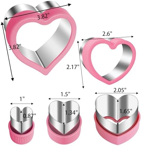 Heart-Shaped Cookie Cutter Set