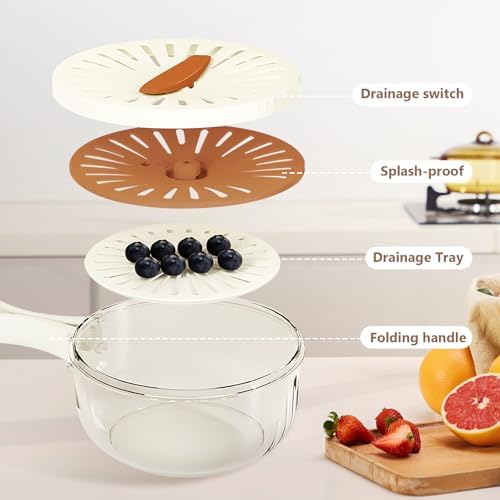 Collapsible Fruit Strainer Set for Kitchen
