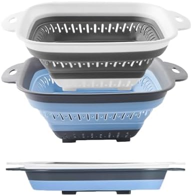 Collapsible Silicone Colander Set
