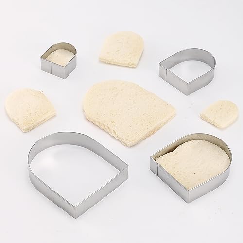 Stainless Steel Arched Cookie Cutter Set for Baking