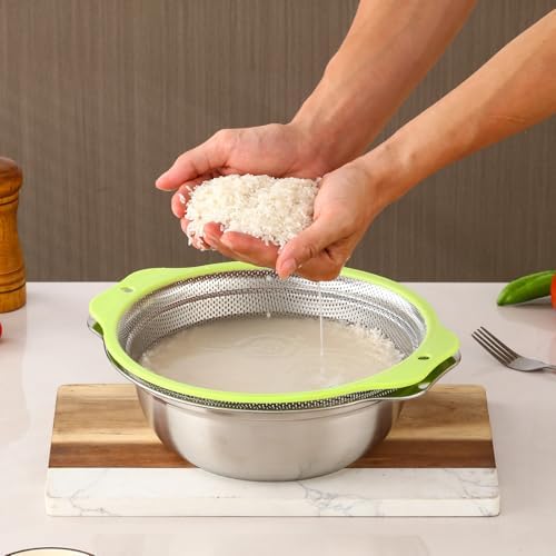 Effortless Cooking with AHIABOAT 2QT Colander Set