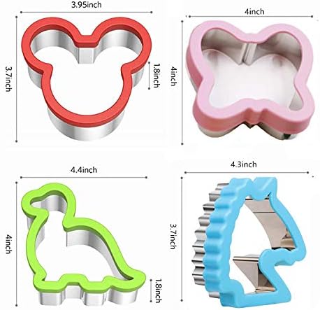 HiHITAOO Sandwich Cutter Set for Kids Lunchset