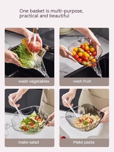 Efficient Durable 2PACK Multi-functional Drain Basket for Kitchen Use
