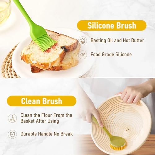 Perfect Sourdough Proofing Basket Set