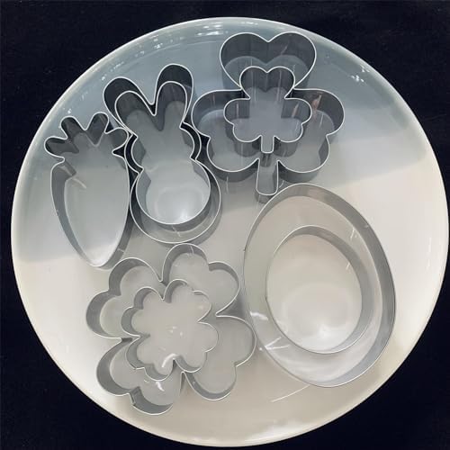 St Patricks Easter Cookie Cutter Set for Baking