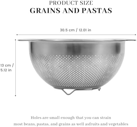 188 stainless steel microwell colander 5QT_large_capacity_with_handle