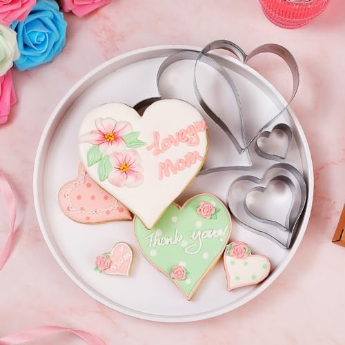 5-Piece Heart Cookie Cutter Set