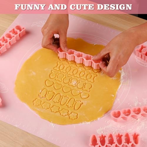 HUAKENER Mini Cookie Cutters Set of 6 1