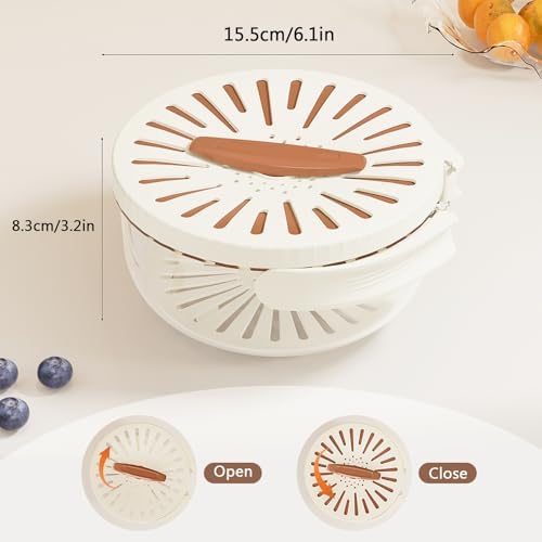 Collapsible Fruit Strainer Set for Kitchen