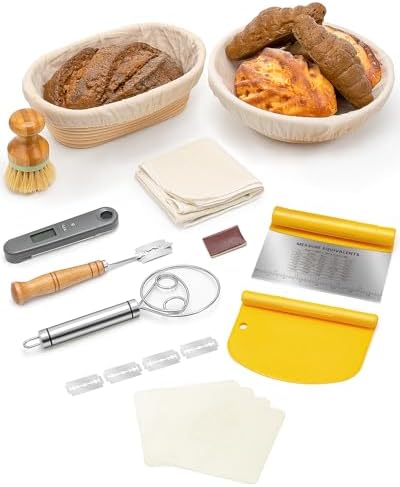 CODOGOY Eco-Friendly Sourdough Proofing Basket Set