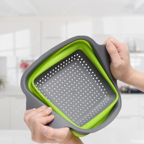 3 Set Collapsible Silicone Kitchen Strainer 3 Sizes
