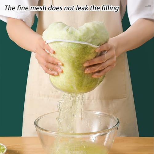 3-Piece Reusable Straining Bags for Kitchen