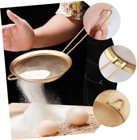 3pcs Stainless Steel Food Strainer Colander Sieve Set