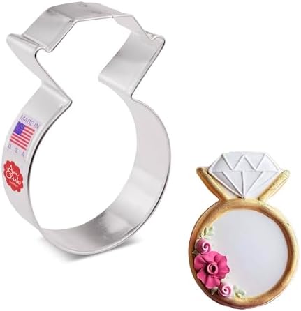 Dazzling Bridal Engagement Cookie Cutter