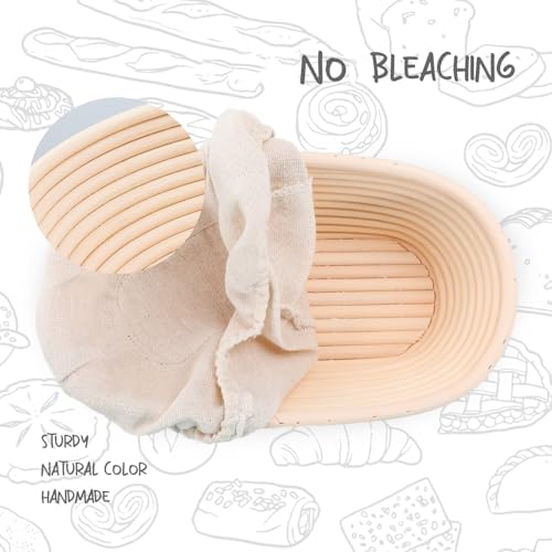 Sourdough Bread Proofing Basket Set