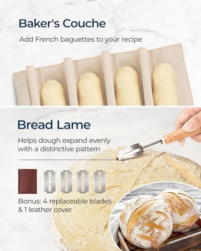 Pro-Grade Banneton Proofing Basket Set