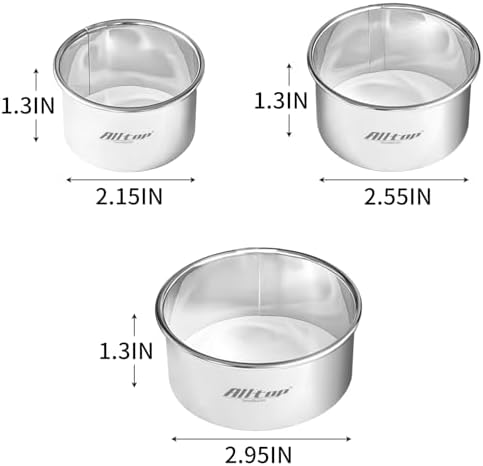 ALLTOP Circle Biscuit Cutter Set