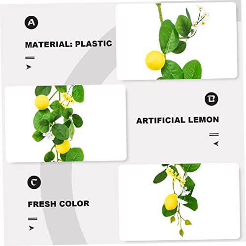 Natural-Looking Lemon Greenery Decor for Home