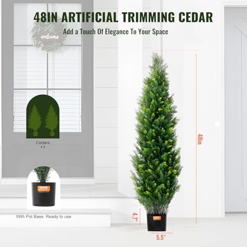 Artificial Cedar Topiary 48