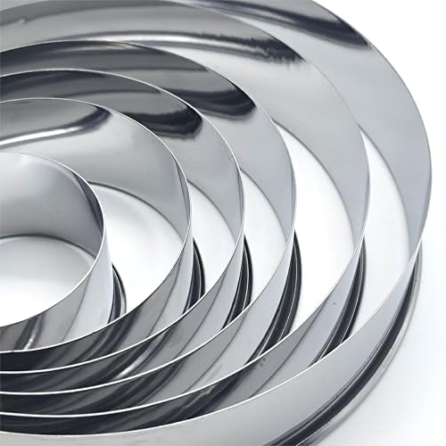 Doczen 6-Piece Round Cookie Cutter Set