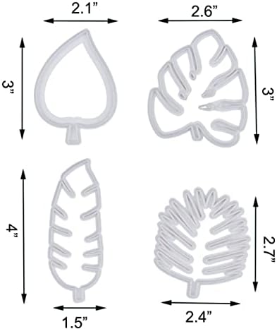 Tropical Leaf Cookie Cutter Set