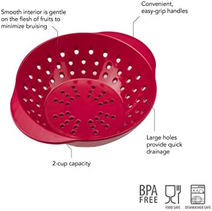 Tovolo Mini Berry Colander for Gritty Grapes