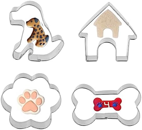 ANCKNE Dog Bone Cookie Cutter Set
