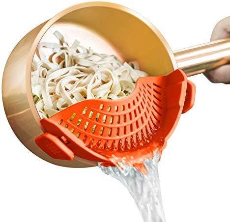 Efficient Multi-Purpose Clip-On Strainer AUOON