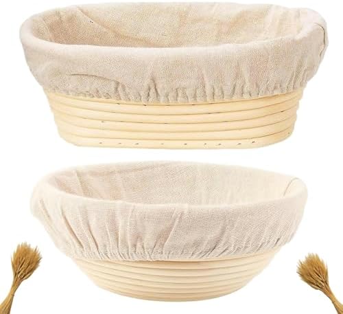 Qavinch Banneton Proofing Baskets Set of 2
