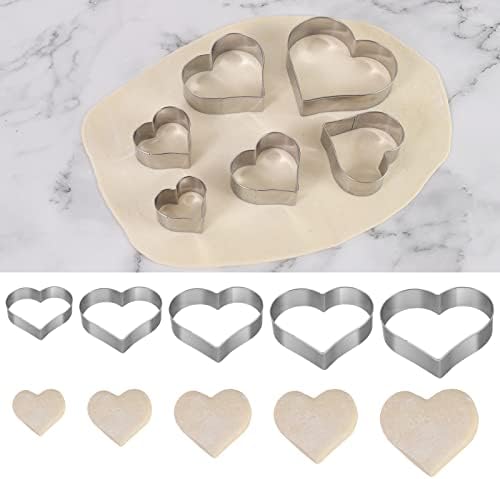 Heart Cookie Cutter Set 6 Pieces