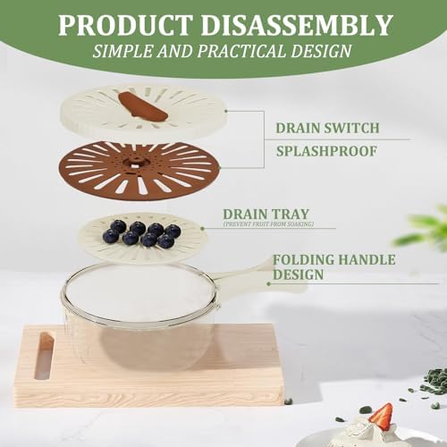 Efficient 2-in-1 Fruit Washer