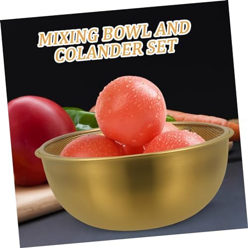 Stainless Steel Colander with Drain Basket