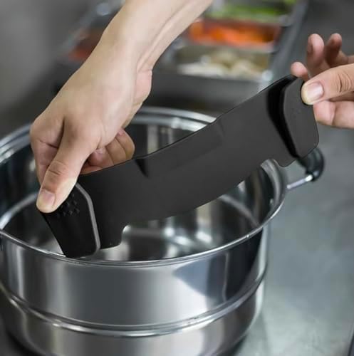 Clips On Silicone Food Strainer Perfect for Straining in the Kitchen