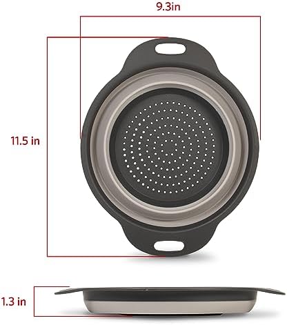 Glad Collapsible Colander Strainer for Easy Cooking and Cleaning