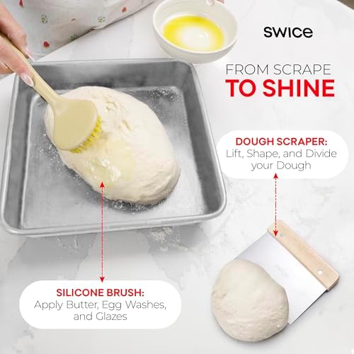Swice 9-inch 10-inch Bread Proofing Basket Set