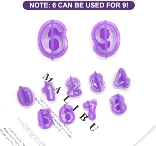 BlingKingdom 40pc Alphabet Cookie Cutter Set Purple Plastic